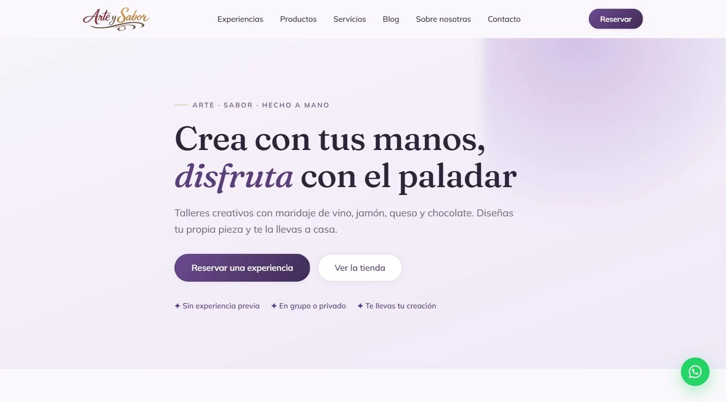 Portada de El atelier de Laura y Santa: crea con tus manos, disfruta con el paladar